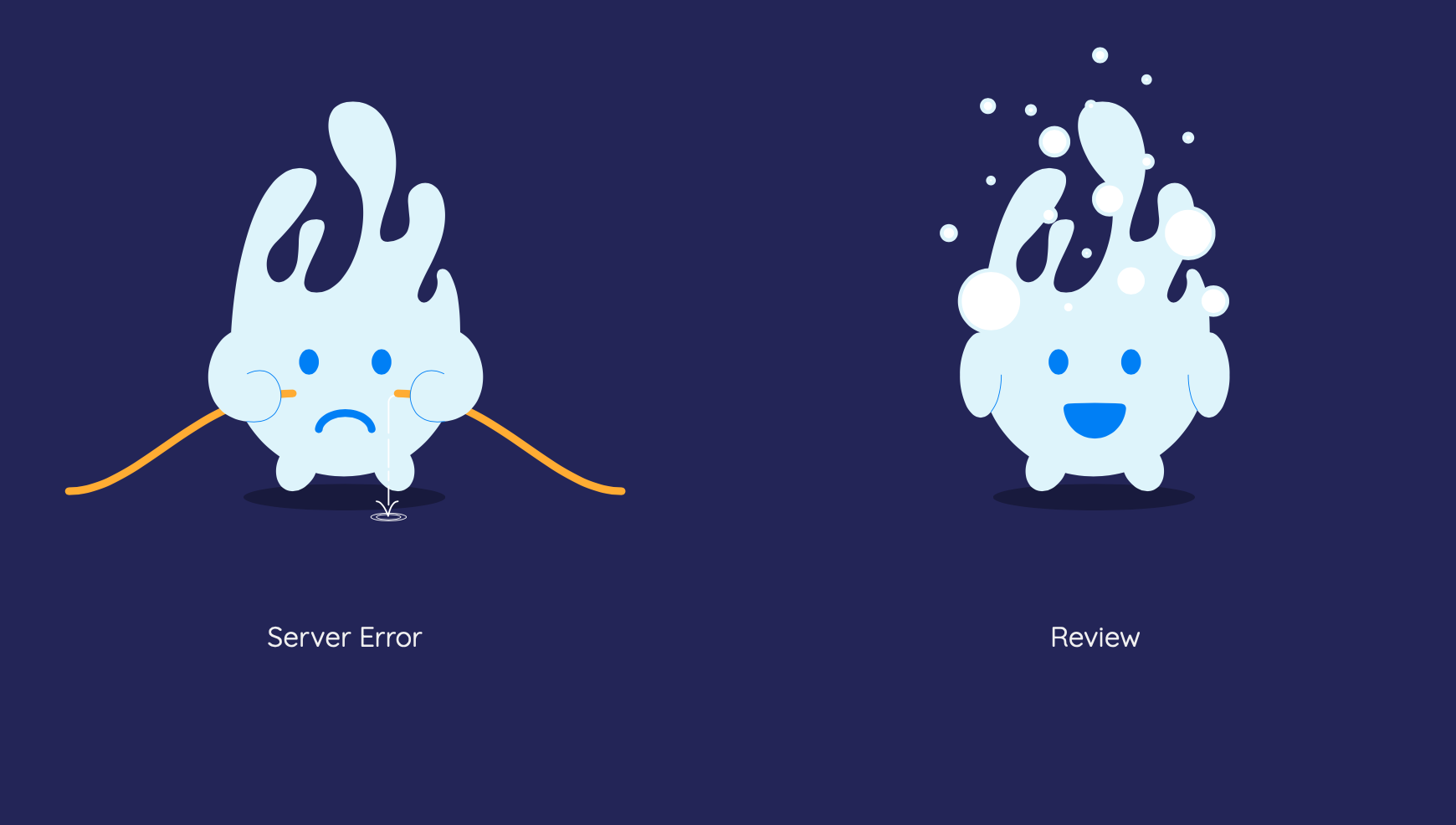 Go Laundry brand mascot exploration, concept A