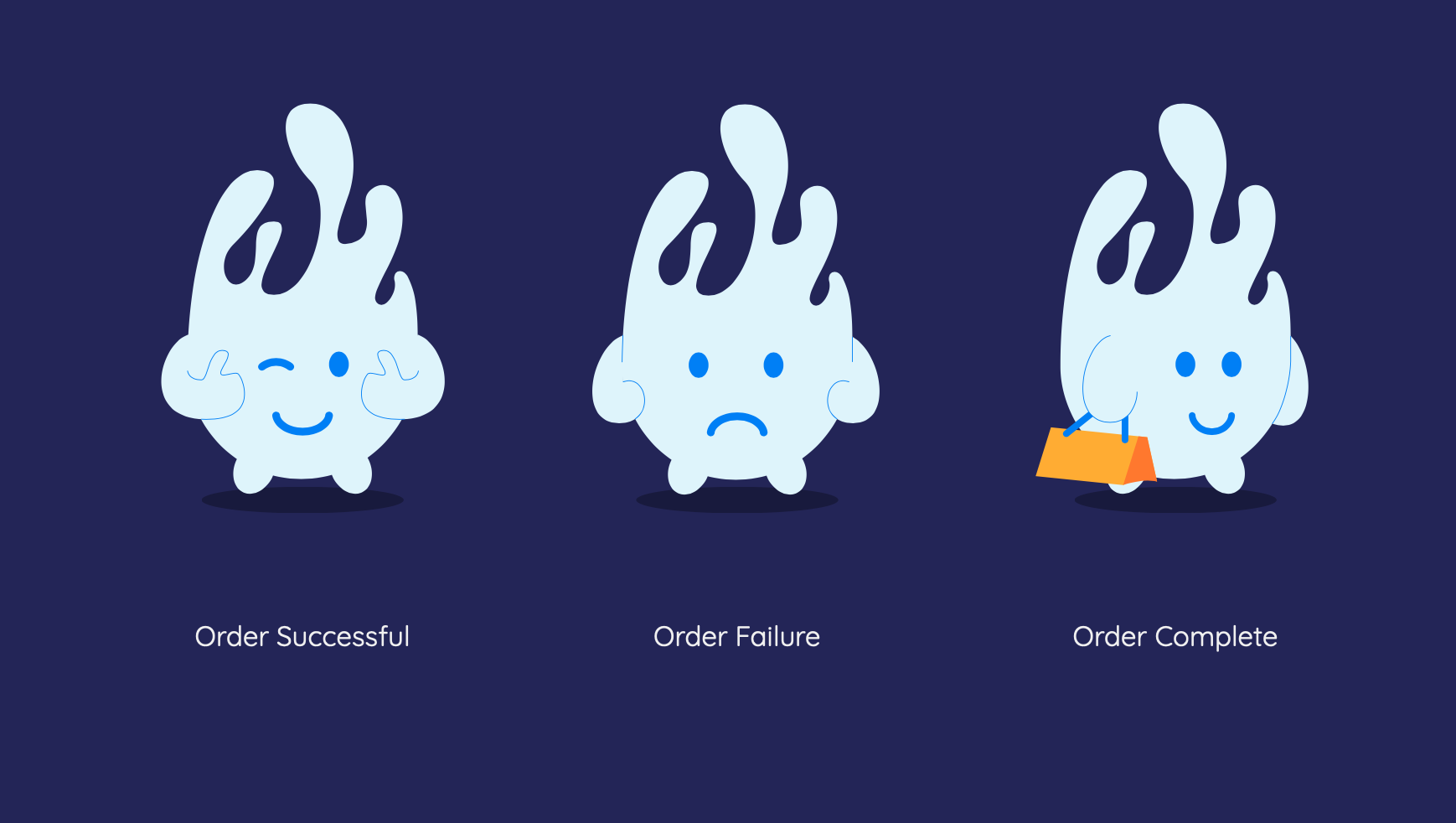 Go Laundry brand mascot exploration, concept D